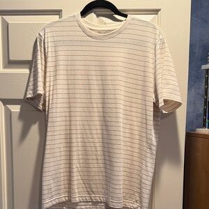 Banana Republic Cream Striped Tee